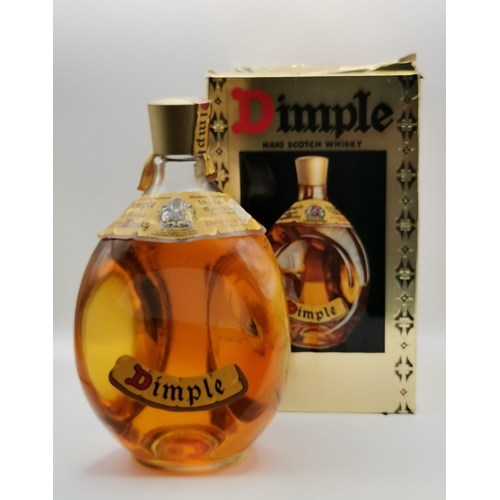 301 - Bottle of Dimple Haig Scotch Whisky with box (seal on bottle broken)