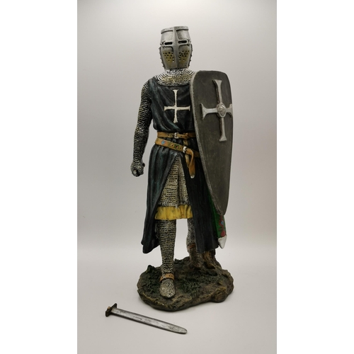 307 - A collection of military/warrior model figures including Jason with the golden fleece, Greek mytholo... 