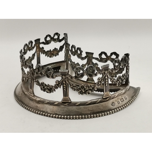 349 - An assorted group of silver, 19th Century and later, including a William IV silver christening mug b... 