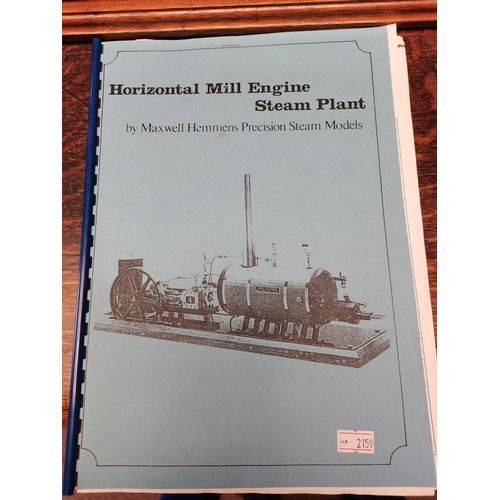671 - A Horizontal mill engine steam plant by Maxwell Hemmens