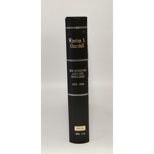 35 - Winston S. Churchill. His Memoirs and Speeches from Armistice to Victory 1918-1945 - contains 12 rec... 