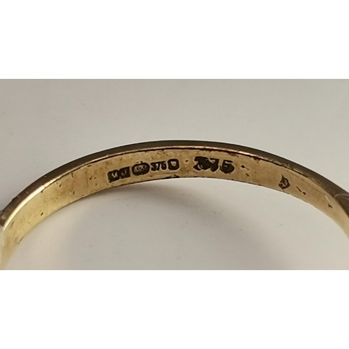 433A - An 18 carat gold and platinum white stone cluster ring, the seven round stones set as a flowerhead, ... 