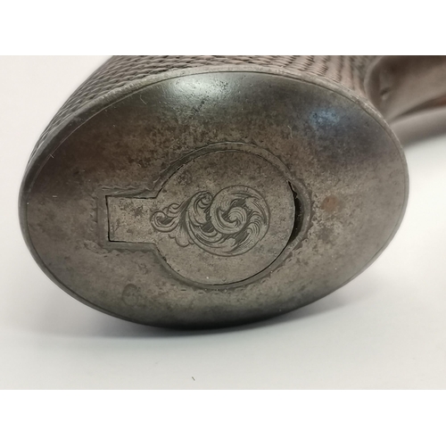 468 - Allen & Thurber: A 19th Century American pepperbox six shot percussion revolving pistol, the 3⅜ (8.5... 