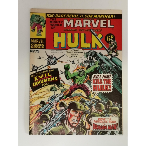 477 - THE INCREDIBLE HULK comics, 14 in total inc: THE SUPER HEROES, CONAN, HULK 12 NOV, 150, 129, 114, 11... 