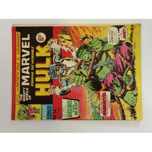 477 - THE INCREDIBLE HULK comics, 14 in total inc: THE SUPER HEROES, CONAN, HULK 12 NOV, 150, 129, 114, 11... 