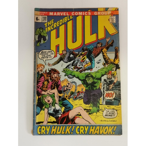 477 - THE INCREDIBLE HULK comics, 14 in total inc: THE SUPER HEROES, CONAN, HULK 12 NOV, 150, 129, 114, 11... 