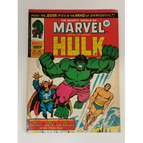 477 - THE INCREDIBLE HULK comics, 14 in total inc: THE SUPER HEROES, CONAN, HULK 12 NOV, 150, 129, 114, 11... 