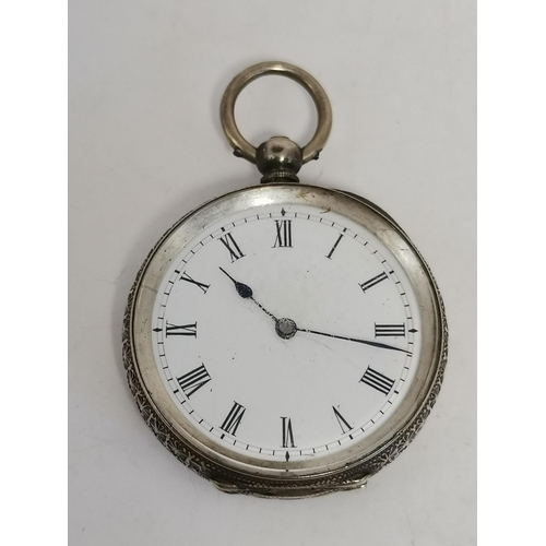 484 - A lady's Art Deco 9 carat gold wristwatch, the white oval dial with a gilded centre, black Arabic nu... 