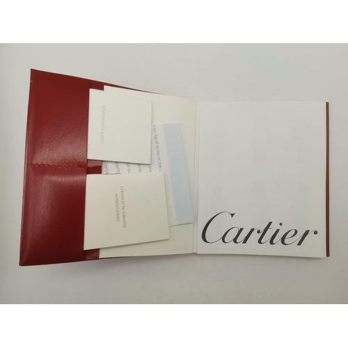 484a - Cartier: A lady's 18 carat gold Tank Française bracelet wristwatch, ref. 2385, the ivory dial signed... 