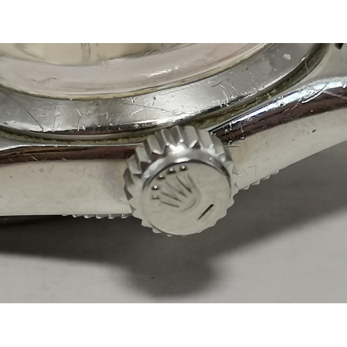 490 - ALL JEWELLERY AND WATCHES ONLY ON SITE FOR VIEW DAYS

A lady's Tudor Oyster Royal steel bracelet wri... 