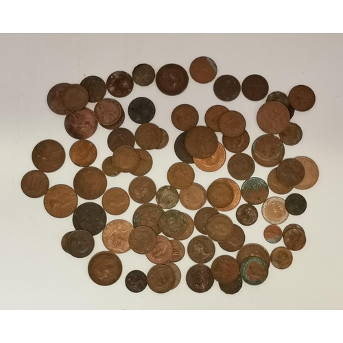 493A - A small collection of coinage, British and foreign, George III and later. (2 tubs)