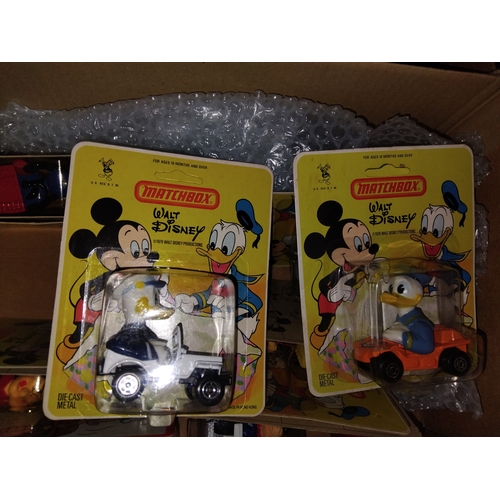 753 - Collection of vintage boxed Matchbox die-cast Disney characters, Budgie die-cast model vehicles etc