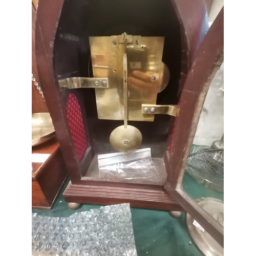 57 - A Regency mahogany and inlaid bracket clock MARTIN LONDON. Eight day fusee movement. H43cm x W25cm x... 