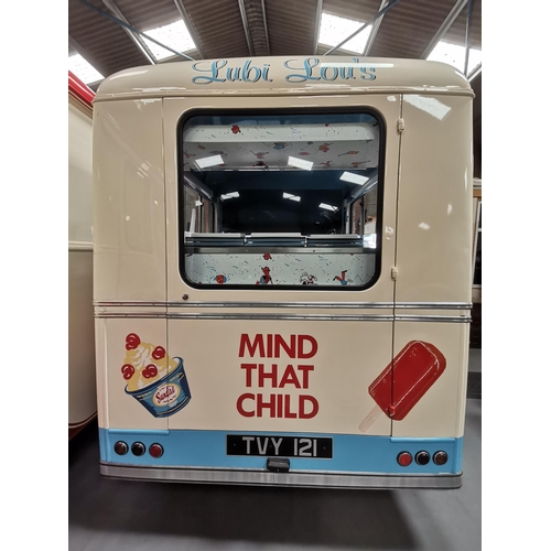 606 - Bedford 1960 Ice-cream van  - Specifically fitted historic Van - 1600cc 2-axle-ridgid body - TVY 121... 
