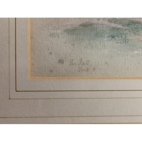 100 - George Fall (British, 1848-1925), 'Minster, York', watercolour, signed and titled, framed. 24.5cm by... 