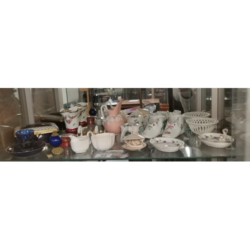 85 - A collection of various collectable ceramics including Herrand, Limoges, spode etc (16)