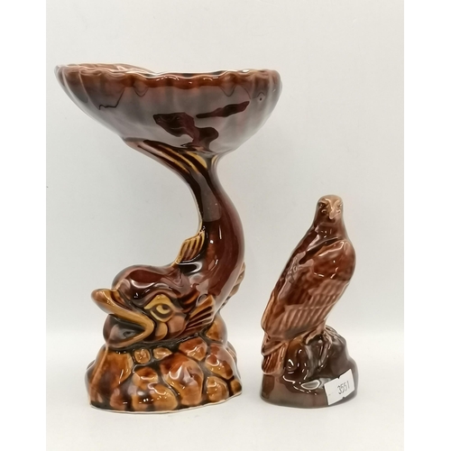 91 - A collection of  figurines including Beswick, Dartmouth pottery etc