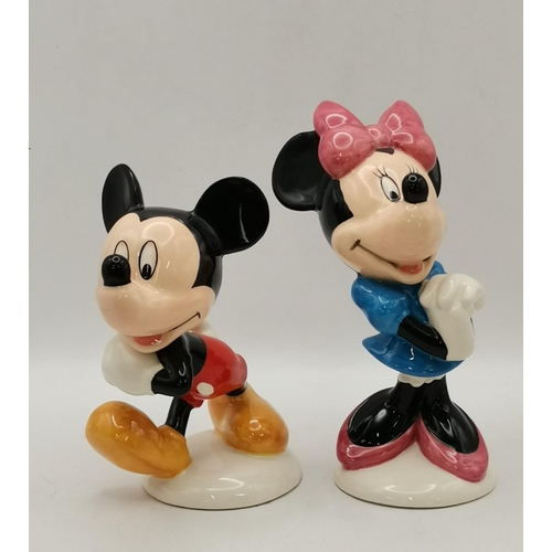 92 - A Set of six Royal Doulton Mickey Mouse 70th Anniversary Figurines - Daisy Duck MM4, Mickey Mouse MM... 