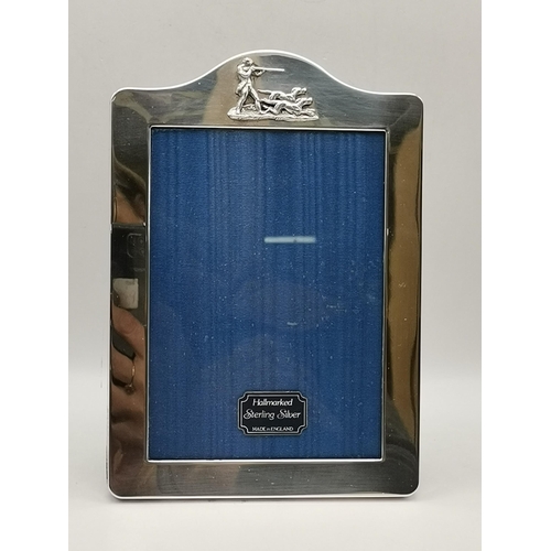 Shooting interest: An Elizabeth II silver photograph frame by Kitney ...