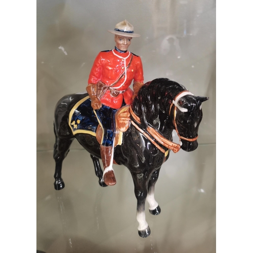 177 - Beswick Canadian Mounted police Officer model 1375
