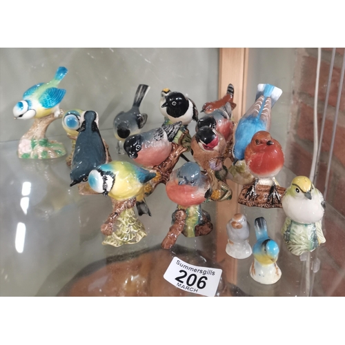 206 - Large collection of various Beswick Birds (17)
