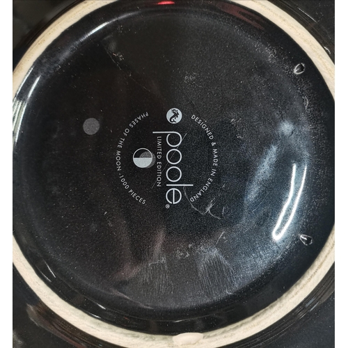 213 - 2 x large chargers Royal Sphinx Holland and a Poole phases of the moon pattern 40cm