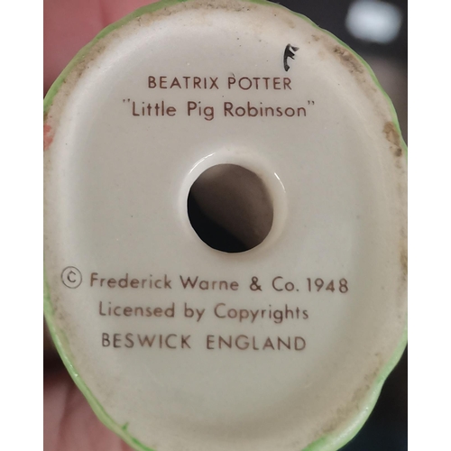 215 - A Collection of Beswick Beatrix Potter character figurines (14)