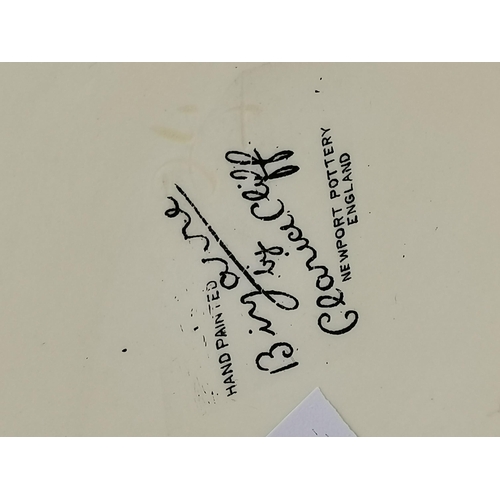 238 - Clarice Cliff Coffee pot and tray