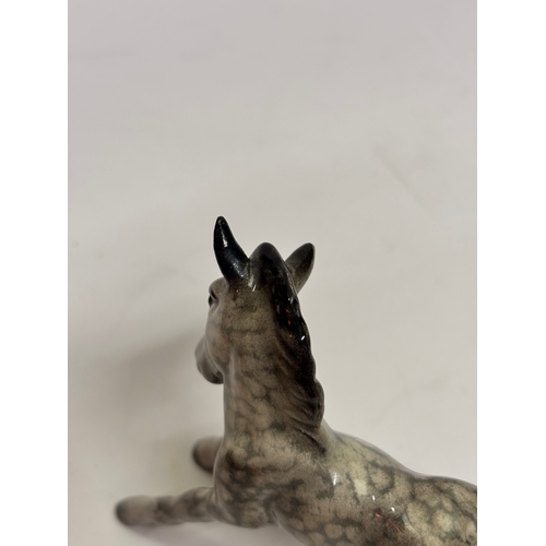 181 - Beswick Rocking Horse Grey Stretch Foal