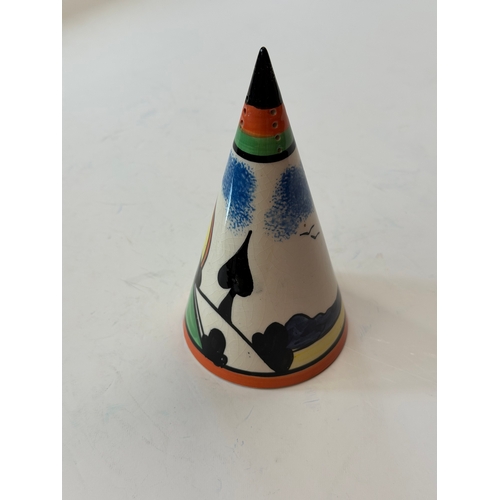 236a - A Newport Pottery INSPIRATION Staffs England sugar shaker 14.5cm