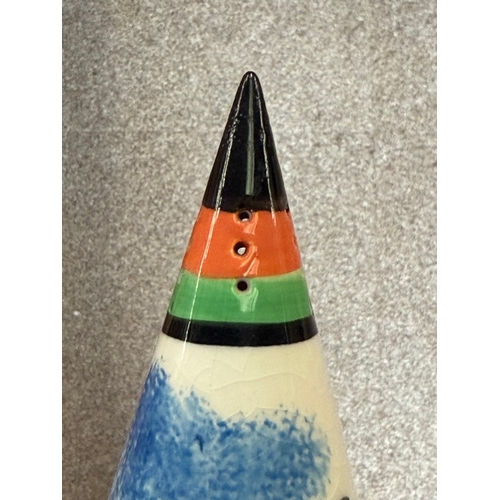 236a - A Newport Pottery INSPIRATION Staffs England sugar shaker 14.5cm