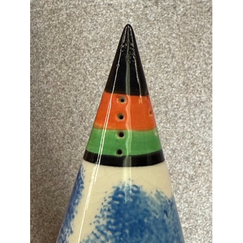 236a - A Newport Pottery INSPIRATION Staffs England sugar shaker 14.5cm