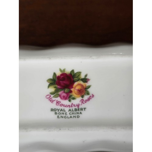 192 - Royal Albert Country Roses Tea set - Tea Pot, cake stand, sugar bowls x2, milk jugs x2, x12 cups, x1... 