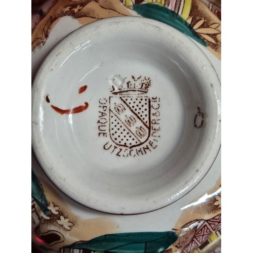 141 - A Vintage Sarreguemines Tea Set Kryoto pattern