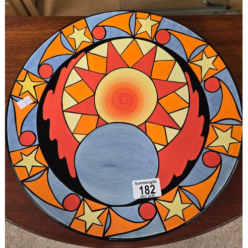  A Lorna Baily signed Limited Edition plate 12/100 'Eclipse' D34.5cm