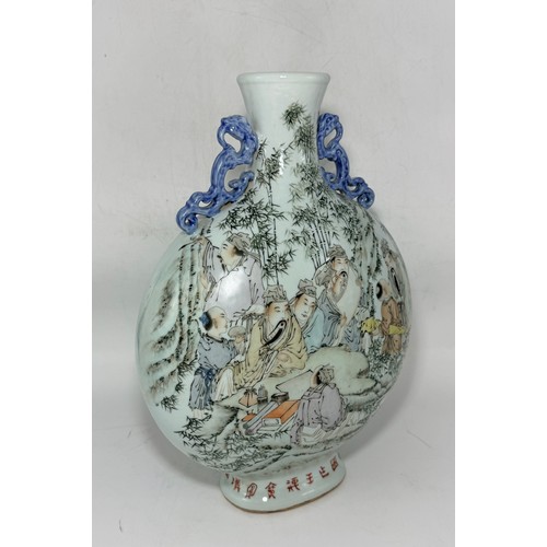  A Chinese Moon Flask Vase - H41cm