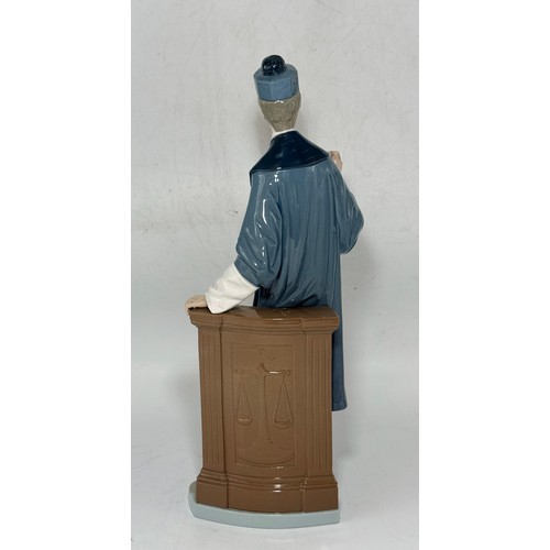258 - Large Lladro figurine 'The barrister' from the professions collection H41cm
