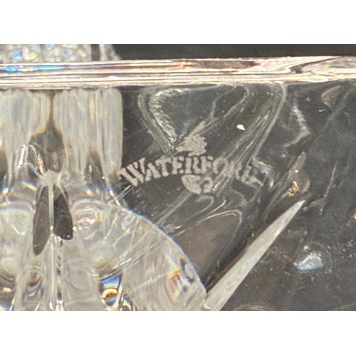 267 - A Pair of Waterford Crystal Candlestick 'Bethany' pattern H26cm
