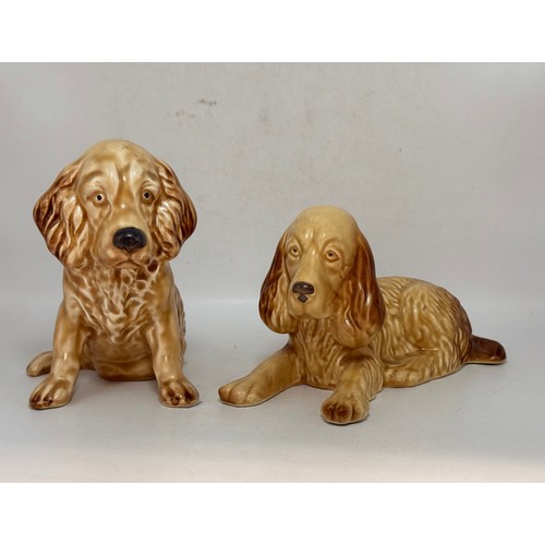  Four Sylvac Dogs.  Two are 