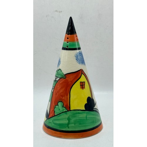  A Newport Pottery INSPIRATION Staffs England sugar shaker 14.5cm