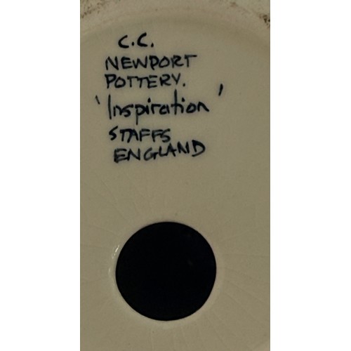  A Newport Pottery INSPIRATION Staffs England sugar shaker 14.5cm