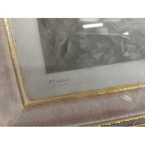  A signed print of a reclining maiden by John Cother Watt