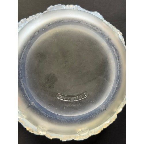 262 - A Collection of three Lalique glassware items - 'Irene' crystal bird trinket dish engraved Lalique F... 