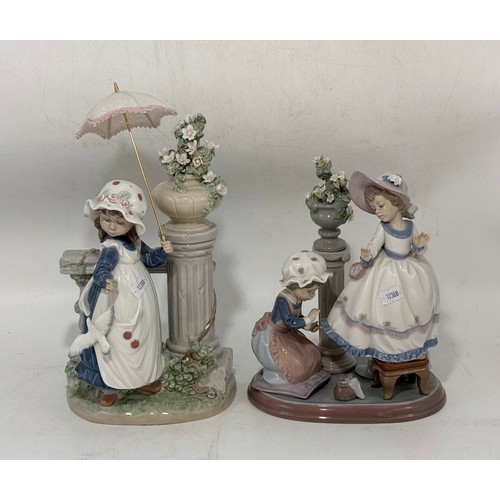 185 - Two Lladro Figures.  