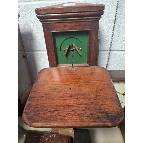695 - Pair of antique needle single needle block telegraph instruments plus railwayana items - lantern, me... 