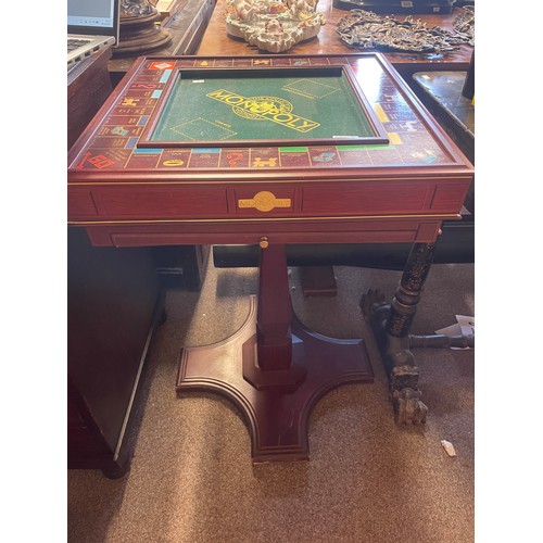 615 - An American Monopoly games table, 