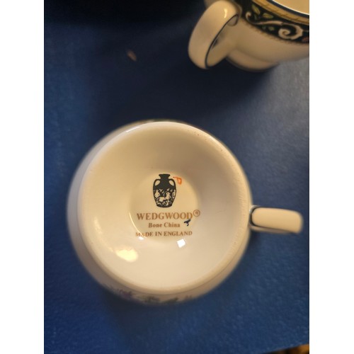 728 - A Wedgwood 'Runnymede' part Tea Service plus Royal Doulton 'Rhodes' 6 setting dinner service