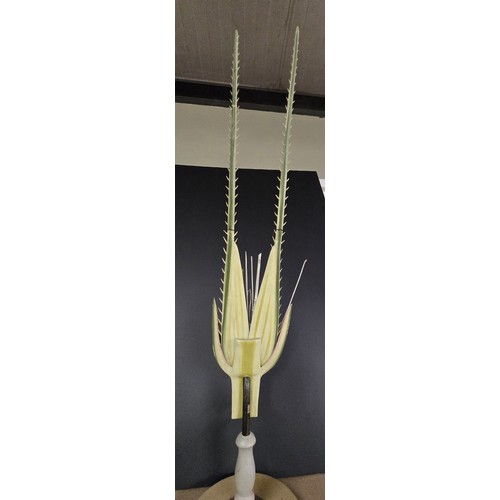 663 - An early 20th century papier-mâché model of a Rye spikelet C1900