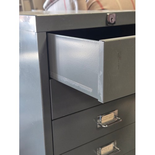 799 - A set of metal Bisley filing drawers H95cm x D46cm x W36cm