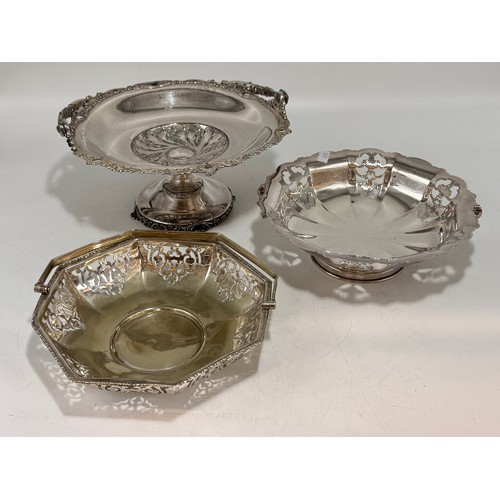 340 - A collection of assorted silver-plated and steel wares including a late 19th Century coffee pot by W... 
